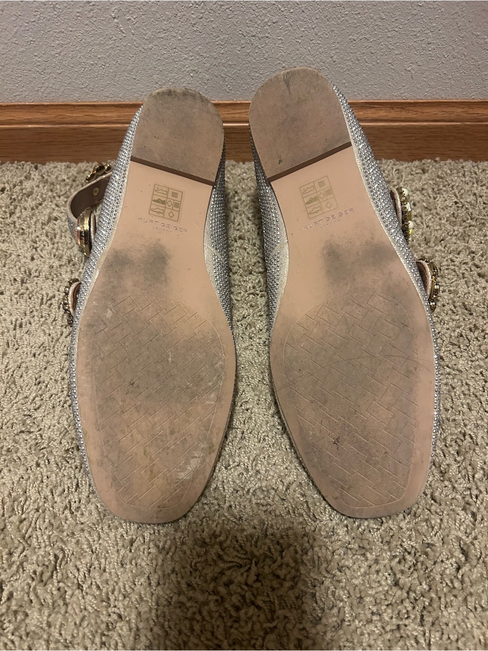 Kurt Geiger Ornate Gladiator Ballet Shoes Sise 41/10 - Picture 8 of 13